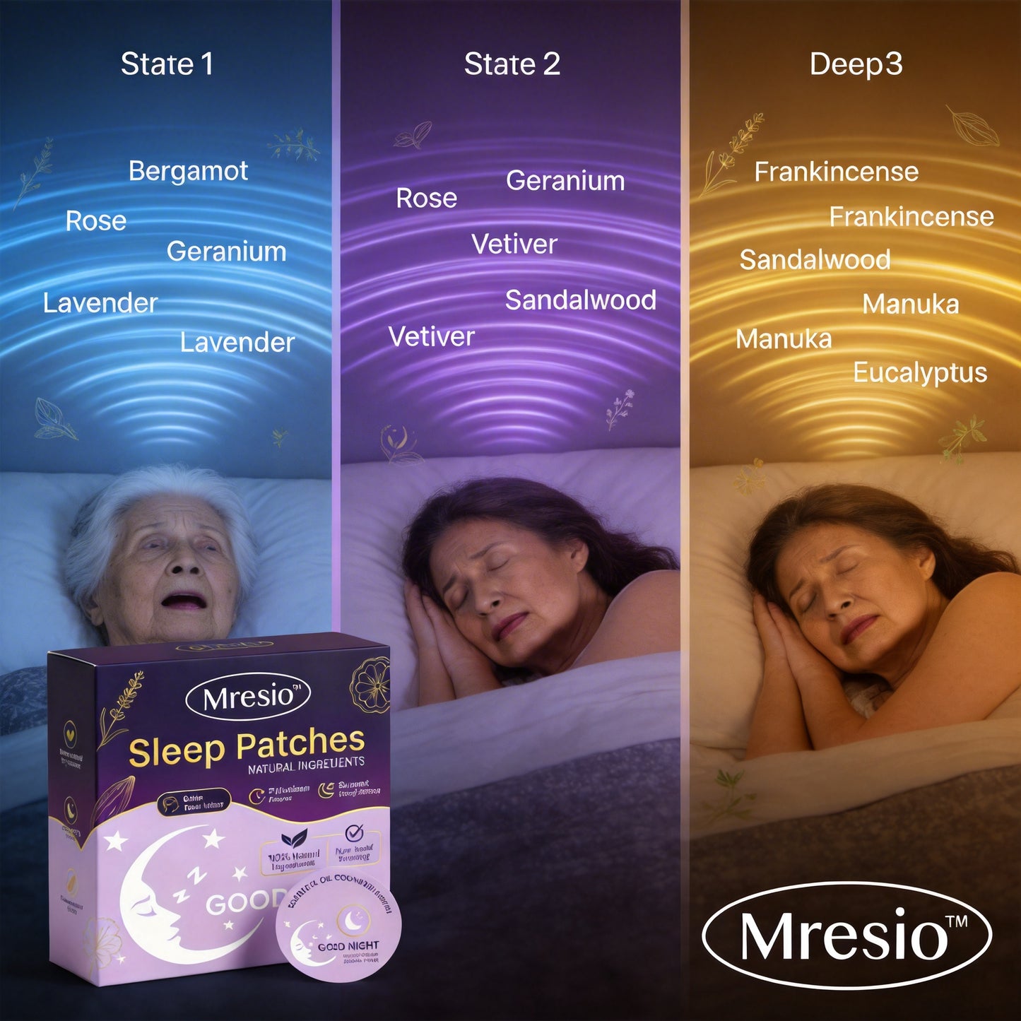 Mresio™ Sleep Patches — Fall Asleep in Minutes, Without Pills