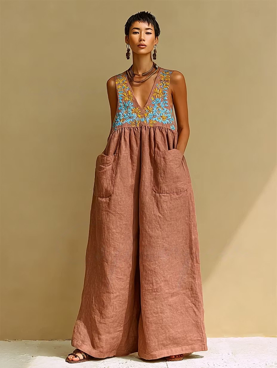 Women's Soft Casual Fashion Jumpsuit