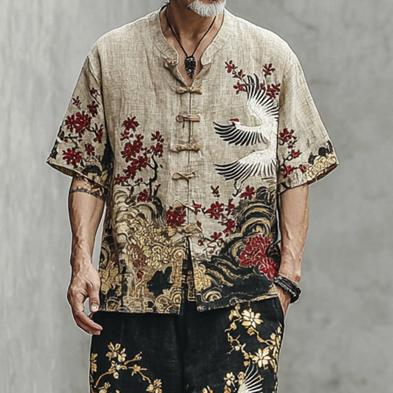 Japanese Art Gradient Design Two-piece Set