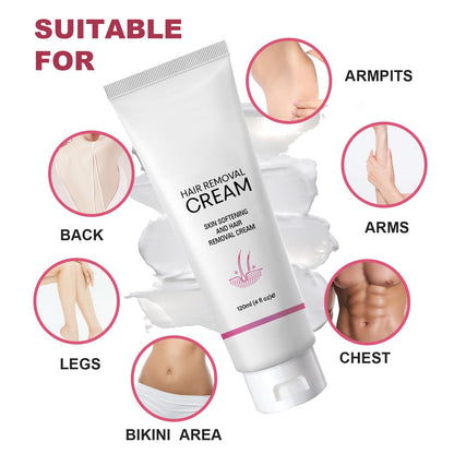 Mresio™  Purely Natural Pain-Free Hair Removal Cream|Hair-Free Skin in Just 10 Minutes — No Razor Needed
