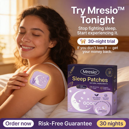 Mresio™ Sleep Patches — Fall Asleep in Minutes, Without Pills