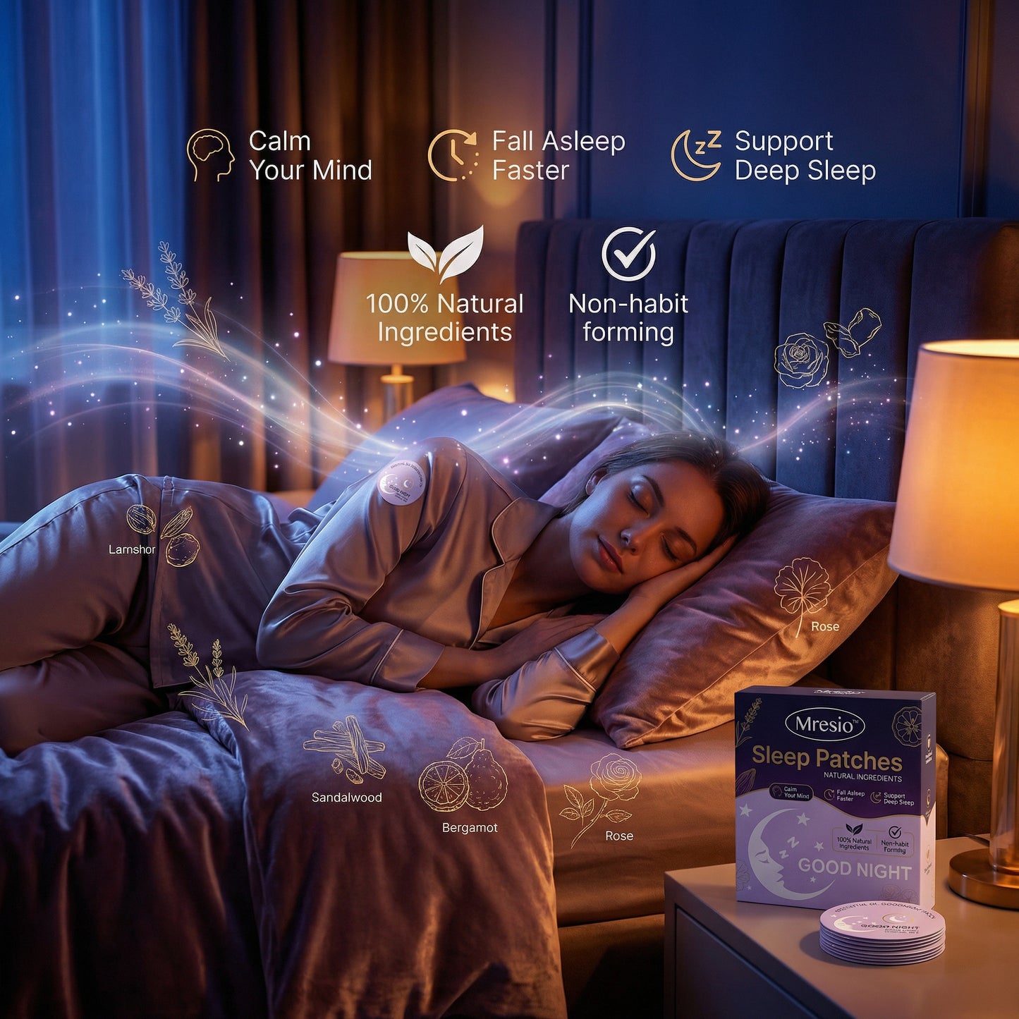 Mresio™ Sleep Patches — Fall Asleep in Minutes, Without Pills