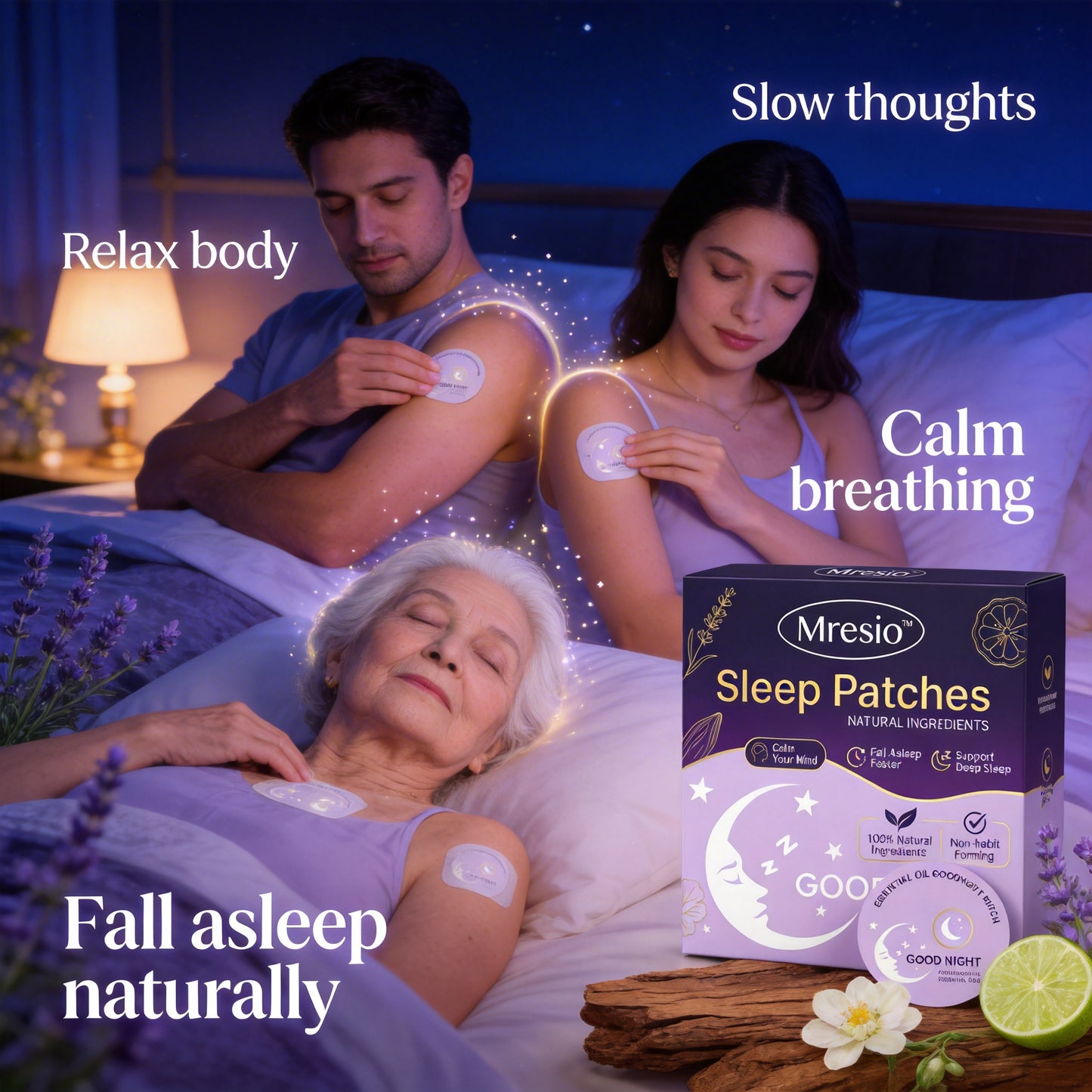 Mresio™ Sleep Patches — Fall Asleep in Minutes, Without Pills