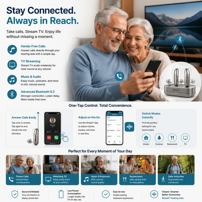 🔥Final day to save! Mresio® Smart Bluetooth Hearing Aids — Hear Clearly, Stay Connected & Enjoy Every Moment Before Price Goes Up