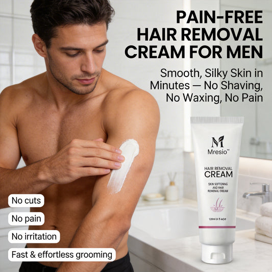 Purely Natural Pain-Free Hair Removal Cream|Hair-Free Skin in Just 10 Minutes — No Razor Needed