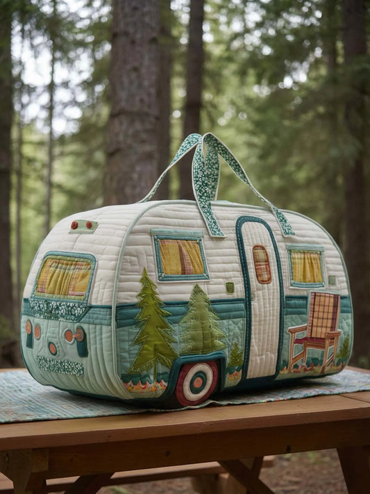 Camper Retreat Quilted Duffle Bag