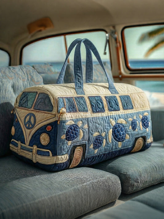 Sea Turtle Quilted Duffle Bag